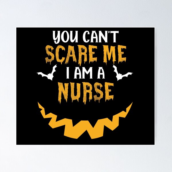 Can't Scare Nurse • Fall Funny Nurse Halloween Personalized