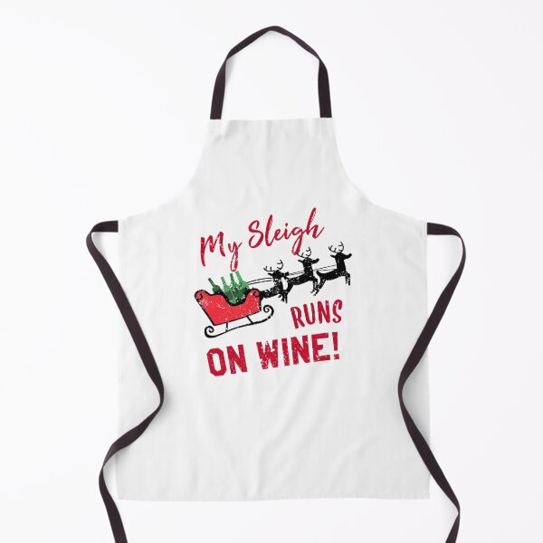 Item preview, My Sleigh Runs On Wine Christmas designed and sold by RainbowPandas.