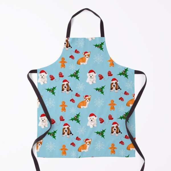 Item preview,  Christmas,festive puppies pattern  designed and sold by MariaMarinova.