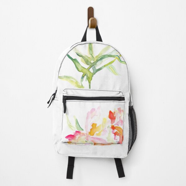 Item preview, Orange iris floral print designed and sold by BeeTartprints.