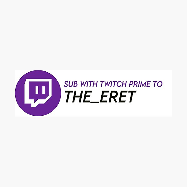 Item preview, twitch prime eret designed and sold by ren.