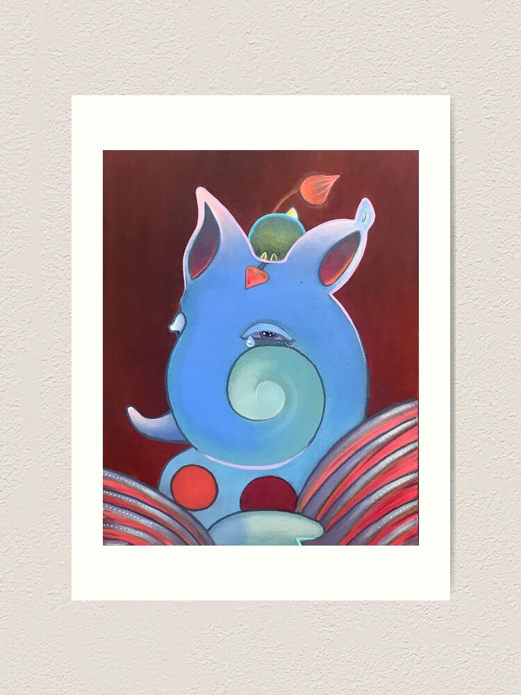 Alternate view of Elephant Tears Art Print