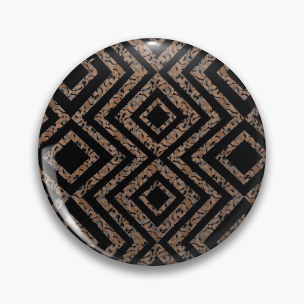 Item preview, abstract decorative cute brown  black design designed and sold by ErhanArt.