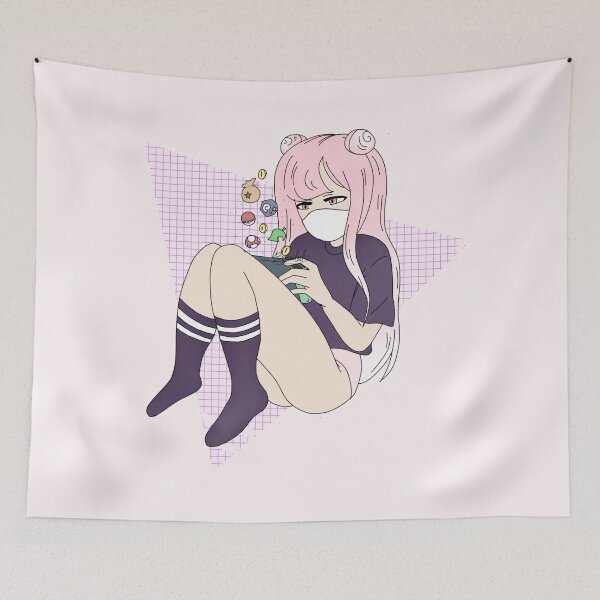 Item preview, gamer girl designed and sold by b0nn1b3l.