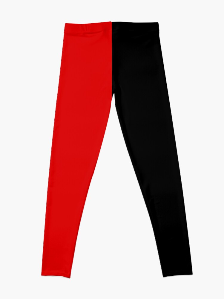 Alternate view of Black and Red Cosplay Pants Leggings