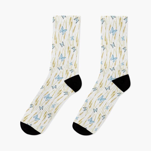 Item preview, Wheatfield Butterflies Pattern designed and sold by kanugi.