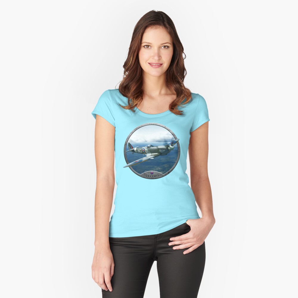 Vista previa del artículo con la obra «Camiseta entallada de cuello ancho», diseñado y vendido por CoolCarVideos.