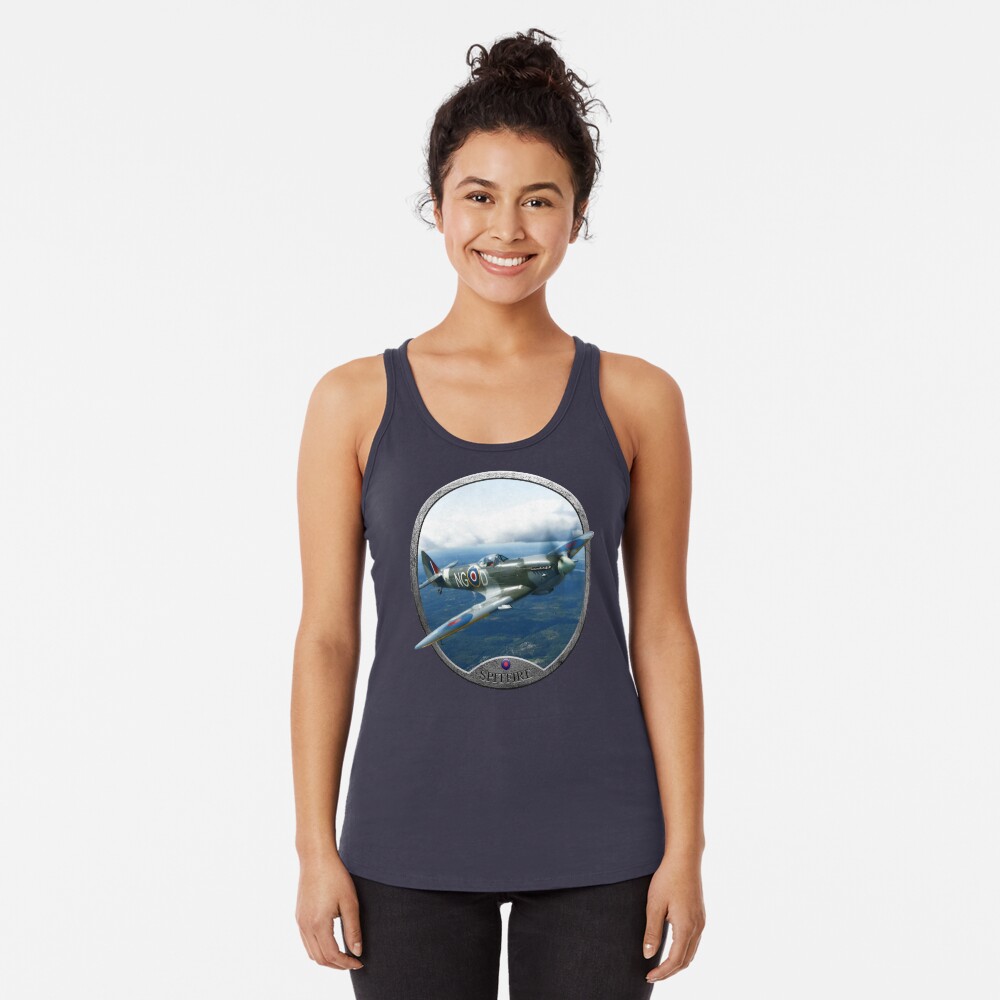 Vista previa del artículo con la obra «Camiseta con espalda nadadora», diseñado y vendido por CoolCarVideos.