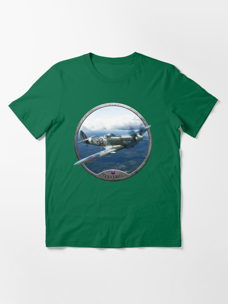 T-shirt Avion De L&eacute;gende, Le Supermarine Spitfire Mk XVI