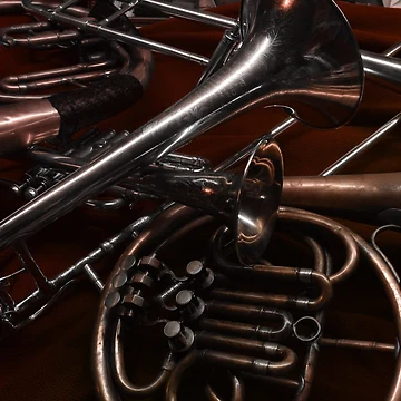 Artwork thumbnail, Assorted Brass Instruments 2 by Samulis