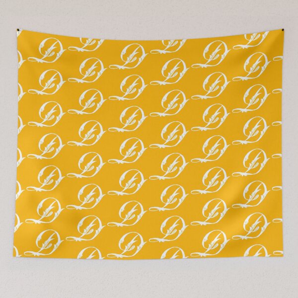 Item preview, Vintage Stylish White Mustard Yellow Monogram Letter D designed and sold by Vintage-TM.