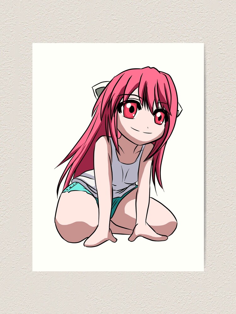 Nyuu Elfen Lied Anime Girl Fanart Kids T-Shirt for Sale by Spacefoxart