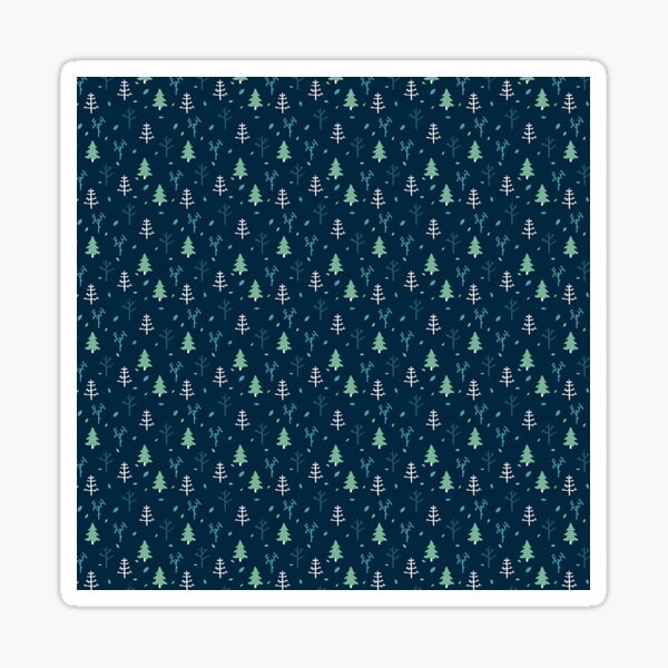 Nordic forest Sticker