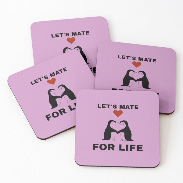 Item preview, Valentine's Day Penguins - Let's Mate For Life Funny Penguins Inspired Gifts designed and sold by Sugar-Magnolia.