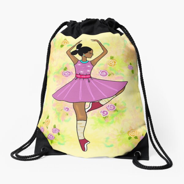 Diné Ballerina Drawstring Bag