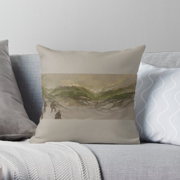 The Hermit's Sanctuary: The Beach Throw Pillow