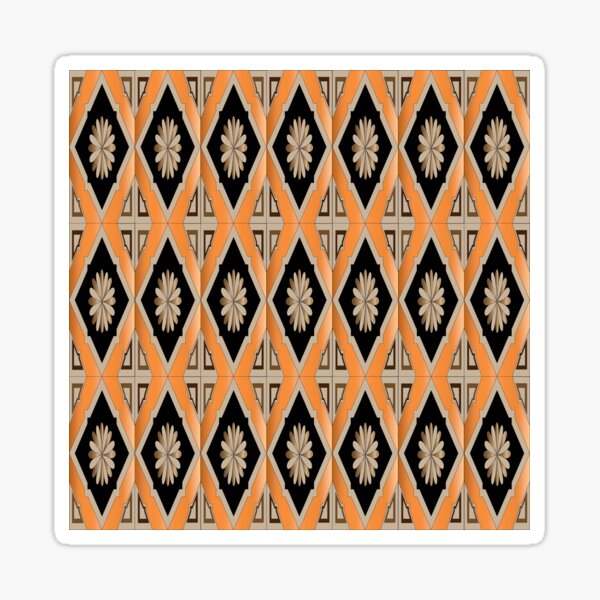 Item preview, abstract decorative traditional cute illustration pattern designed and sold by ErhanArt.