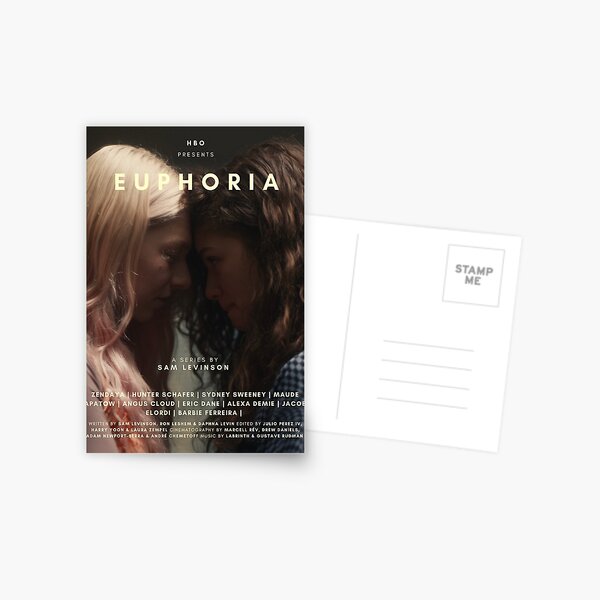 AFFICHE DE SÉRIE TV RÈGLES EUPHORIA Carte postale