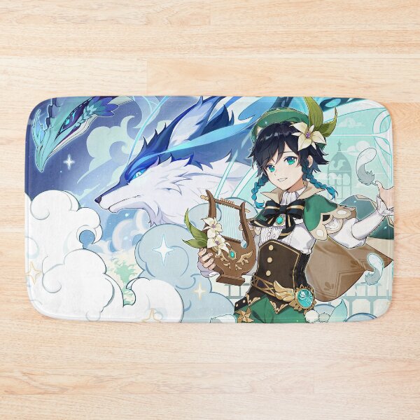 Item preview, Genshin Impact - Venti, Dvalin and Wolf of The North Official Artwork designed and sold by Krimsy.