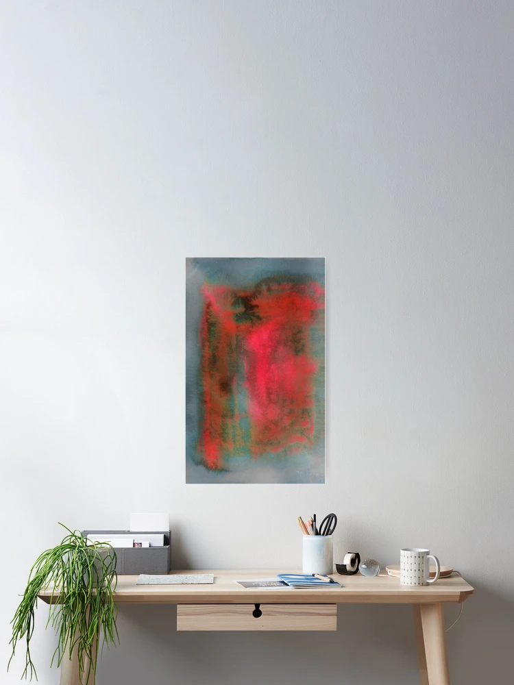 Imagen 2 de 3, Póster con la obra 103 rojo, diseñada y vendida por AlgorithmAB.