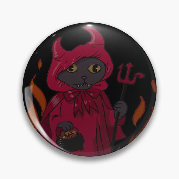 Item preview, Halloween Devil Cat! designed and sold by Anne's Monsters.