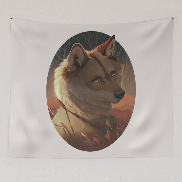 Item preview, fall wolf designed and sold by revioLATE.