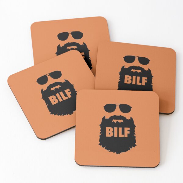 Item preview, BILF - Funny Beard Guy Gift Ideas For Dad Beard Guys Gift Set designed and sold by Sugar-Magnolia.