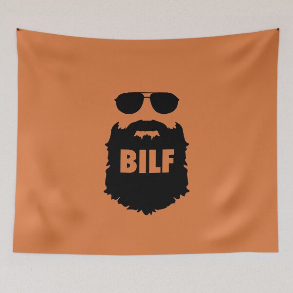 Item preview, BILF - Funny Beard Guy Gift Ideas For Dad Beard Guys Gift Set designed and sold by Sugar-Magnolia.