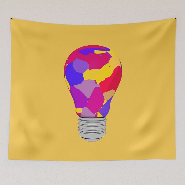 Item preview, Light bulb, light source, light, pop art designed and sold by MIRO3D.