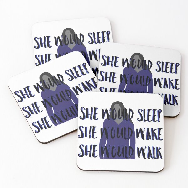 Item preview, She would sleep, wake, walk  designed and sold by valenpedro.