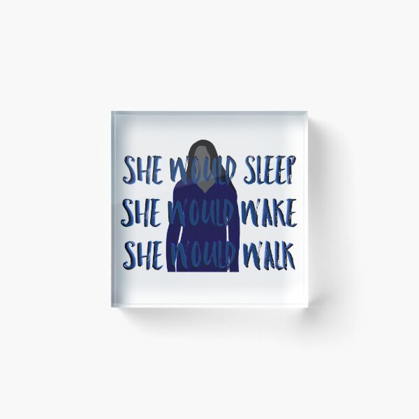 Item preview,  She would sleep, wake, walk  designed and sold by valenpedro.
