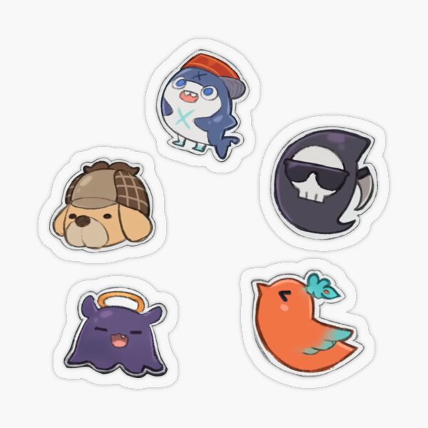 HoloMyth Mascots Pack - Hololive Transparenter Sticker