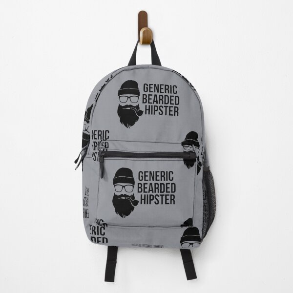 Item preview, Generic Bearded Hipster - they're everywhere! Funny Sayings Gift Ideas designed and sold by Sugar-Magnolia.