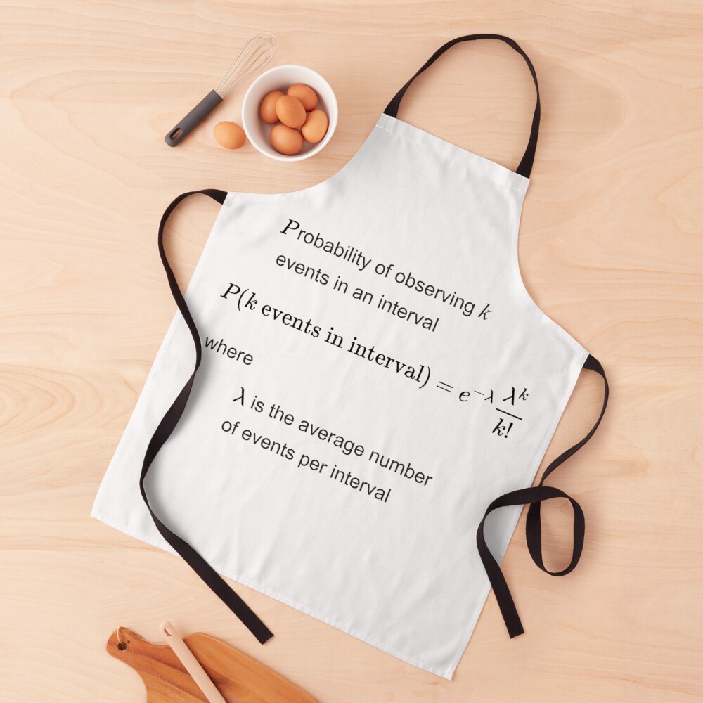Poisson distribution #Poisson #distribution #PoissonDistribution Apron