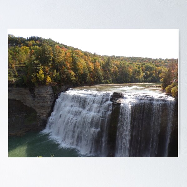 Item preview, waterfall nature fall photograph letchworth  designed and sold by Kaysart2020.