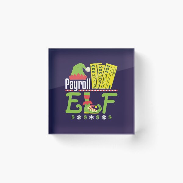 Item preview, Payroll Elf Christmas Xmas Payroll Clerk Manager designed and sold by jaygo.
