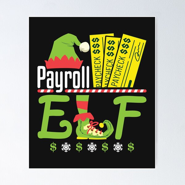 Item preview, Payroll Elf Christmas Xmas Payroll Clerk Manager designed and sold by jaygo.