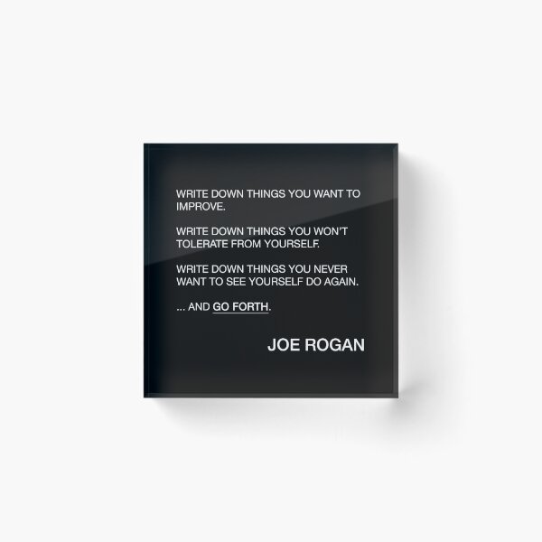 Item preview, Joe Rogan Go Forth Quote designed and sold by JamiePullThatUp.