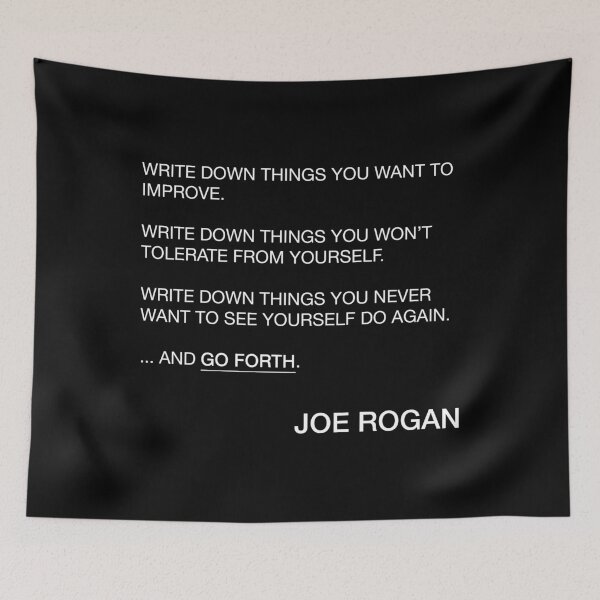 Item preview, Joe Rogan Go Forth Quote designed and sold by JamiePullThatUp.