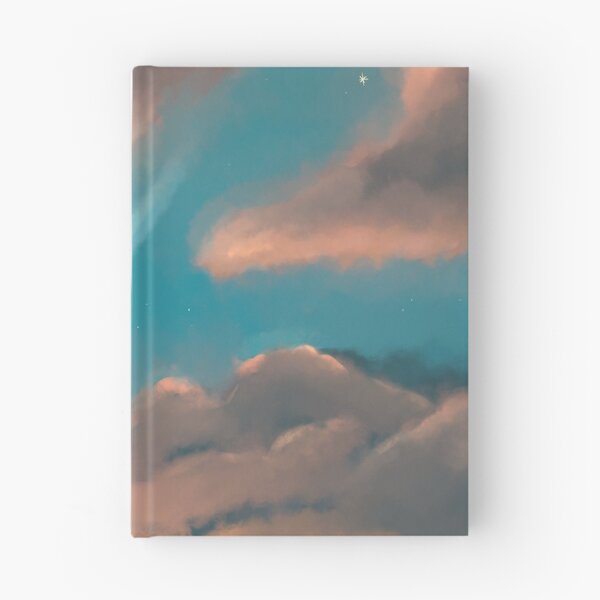 Item preview, Late evening clouds with stars / sparkles designed and sold by Jenny Romeril.