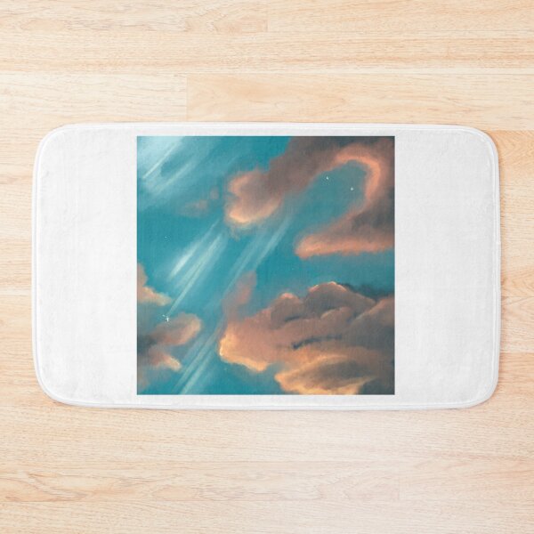 Item preview, Late evening clouds with stars / sparkles designed and sold by Jenny Romeril.