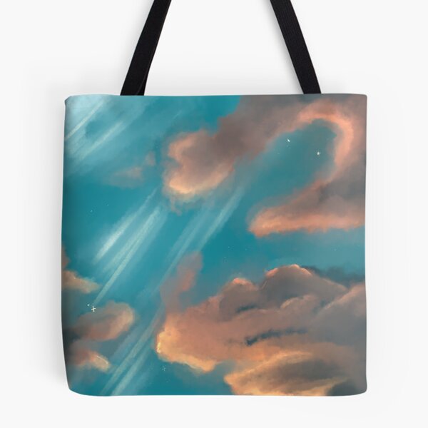Item preview, Late evening clouds with stars / sparkles designed and sold by Jenny Romeril.