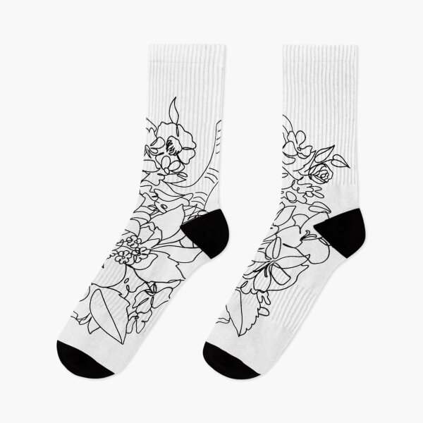 Item preview, Floral Lungs Line Art. Medical concept flowers shaped in human lungs. Coronavirus concept, viral epidemic. Harm of smoking designed and sold by OneLinePrint.