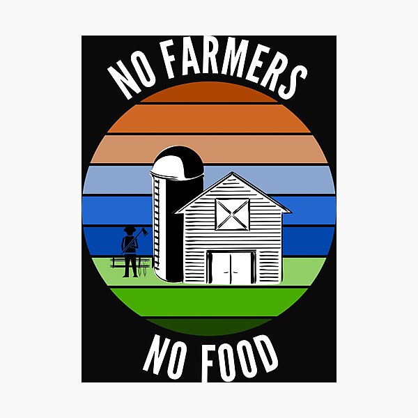 Item preview, No Farmers No Food designed and sold by DarkHumorstore.