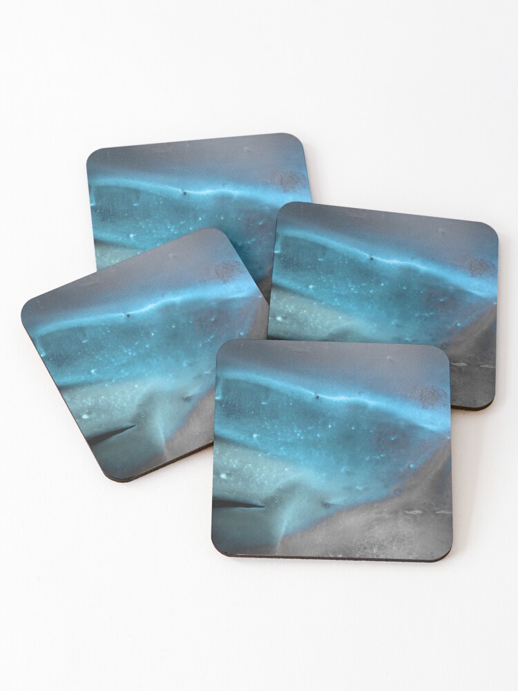 Thumbnail 1 of 5, Coasters (Set of 4), 104 blue designed and sold by AlgorithmAB.