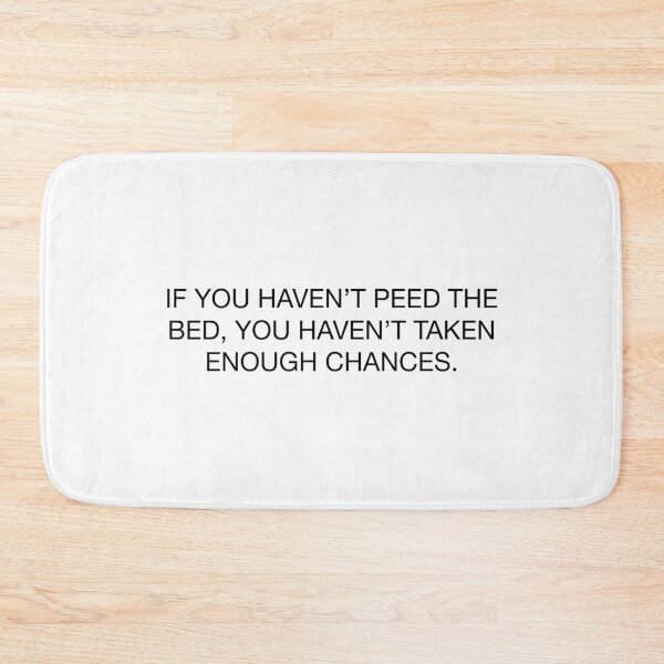 Item preview, Joe Rogan Funny Pee The Bed Quote designed and sold by JamiePullThatUp.