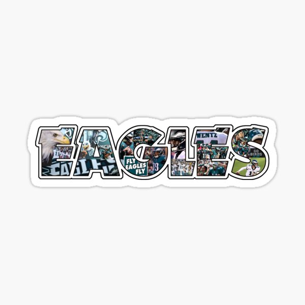 Metallic Philadelphia Eagles Sticker