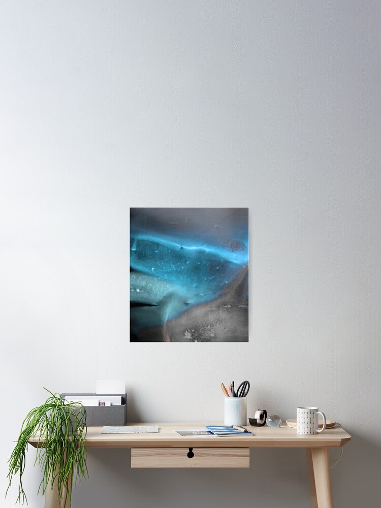 Thumbnail 2 of 3, Poster, 104 blue designed and sold by AlgorithmAB.