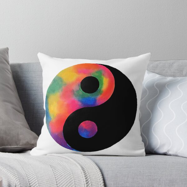 Item preview, Black and Color Yin Yang  designed and sold by Artsychoke.