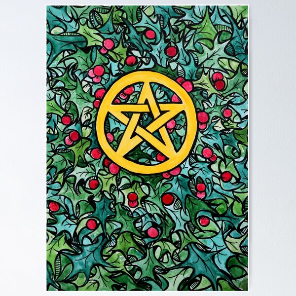 Aperçu de l'œuvre Yule Pentacle  créée et vendue par FrictionMaxxing.